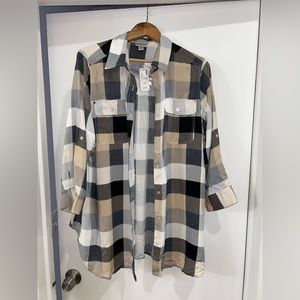 Avenue Women’s Plaid Shirt size 14/16